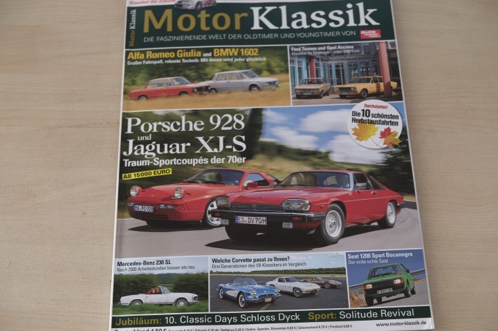 Deckblatt Motor Klassik (10/2015)